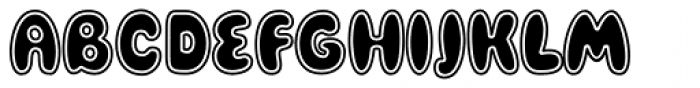 Blowfish Inline Font UPPERCASE
