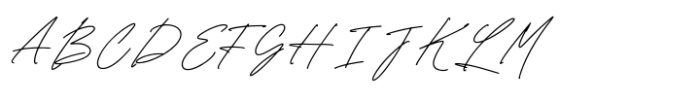 Blowing Signature Font UPPERCASE