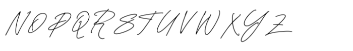 Blowing Signature Font UPPERCASE