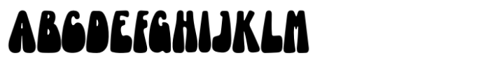 Blowing Vesicle Font UPPERCASE