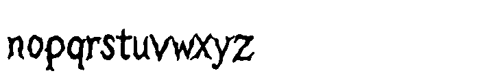 Blowsplat Font LOWERCASE