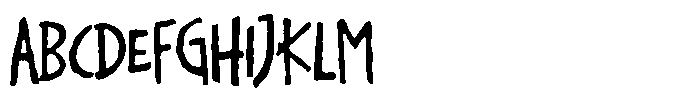 Bloxine Font UPPERCASE