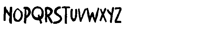 Bloxine Font LOWERCASE