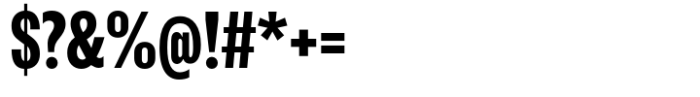 Bloyd Comp Extra Bold Font OTHER CHARS