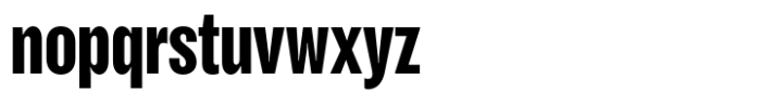 Bloyd Comp Extra Bold Font LOWERCASE