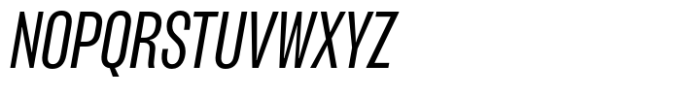 Bloyd Comp Regular Italic Font UPPERCASE