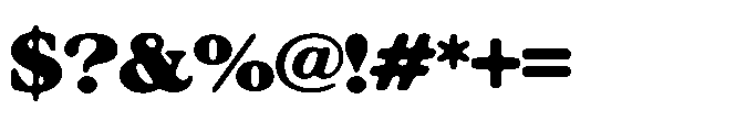 Blue Blossom Font OTHER CHARS