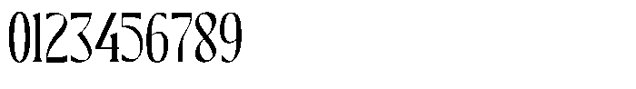 Blue Cosmic Regular Font OTHER CHARS