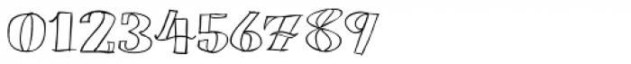 Blue Goblet Serif Outline Medium Font OTHER CHARS