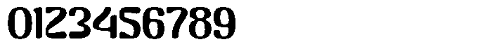 Blue Radio Font OTHER CHARS