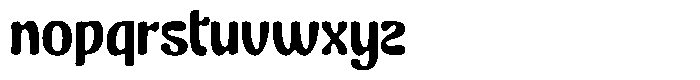 Blue Radio Font LOWERCASE