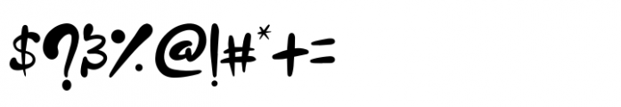 Blue Sky Regular Font OTHER CHARS