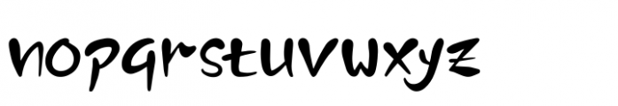 Blue Sky Regular Font LOWERCASE