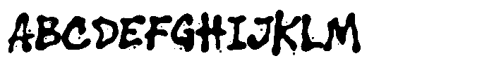 Blue Soak Font UPPERCASE