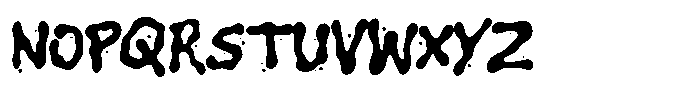 Blue Soak Font LOWERCASE