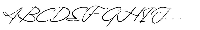 Bluebell Cottage Italic Font UPPERCASE