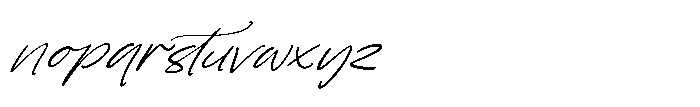 Bluebell Cottage Italic Font LOWERCASE