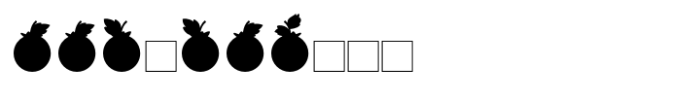 Blueberry Tart Regular Font OTHER CHARS