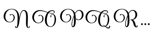 Bluebird Alishanty Regular Font UPPERCASE
