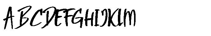 Blues Derlons Font UPPERCASE