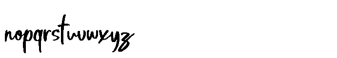 Blues Derlons Font LOWERCASE