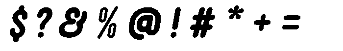 Blueskey Sans Blueskey Script Italic Font OTHER CHARS