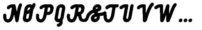Blueskey Sans Blueskey Script Italic Font UPPERCASE