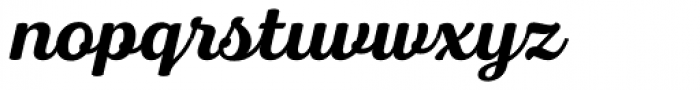 Bluestar Medium Italic Font LOWERCASE