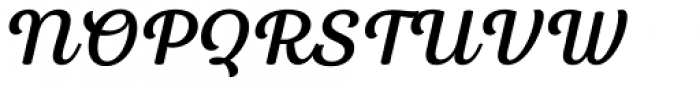 Bluestar Regular Italic Font UPPERCASE