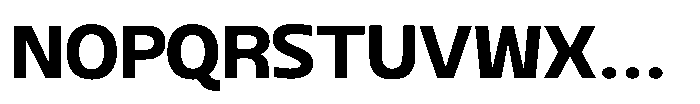 Blumir Bold Font UPPERCASE