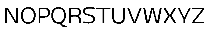 Blumir Extra Light Font UPPERCASE