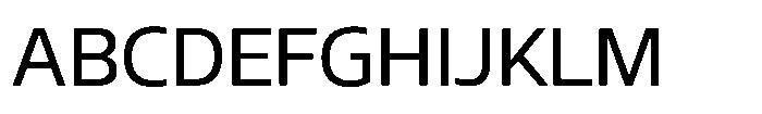 Blumir Light Font UPPERCASE