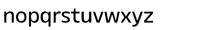 Blumir Light Font LOWERCASE