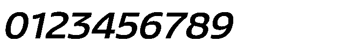 Blumir Medium Oblique Font OTHER CHARS