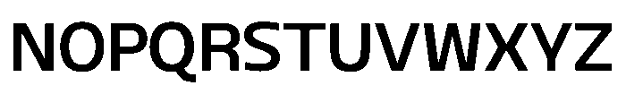 Blumir Medium Font UPPERCASE