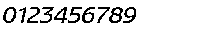 Blumir Regular Oblique Font OTHER CHARS