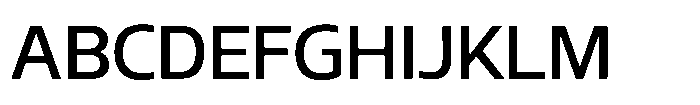 Blumir Regular Font UPPERCASE