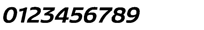 Blumir Semi Bold Oblique Font OTHER CHARS