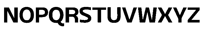 Blumir Semi Bold Font UPPERCASE