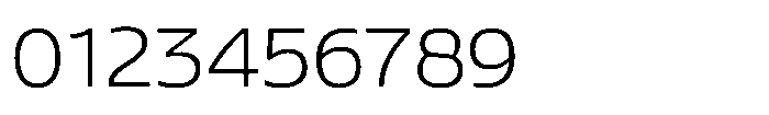 Blumir Thin Font OTHER CHARS