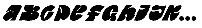 Blump  Script Font UPPERCASE