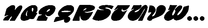 Blump  Script Font UPPERCASE