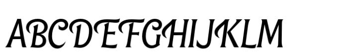 Blunch Slanted Font
