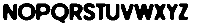 Blurk Blur B Font UPPERCASE