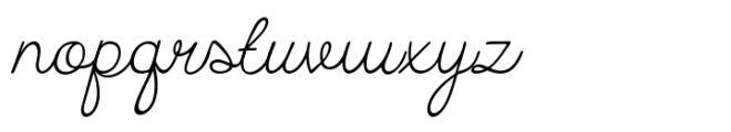 Bluselle Font LOWERCASE