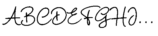 Blushing Hearts Script Regular Font UPPERCASE
