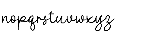 Blushing Hearts Script Regular Font LOWERCASE
