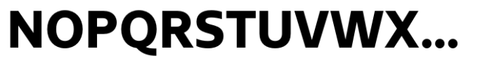 Bluteau Arabic Sans Extra Bold Font UPPERCASE