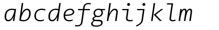Bluteau Code Light Italic FONT