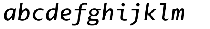 Bluteau Code Regular Italic FONT